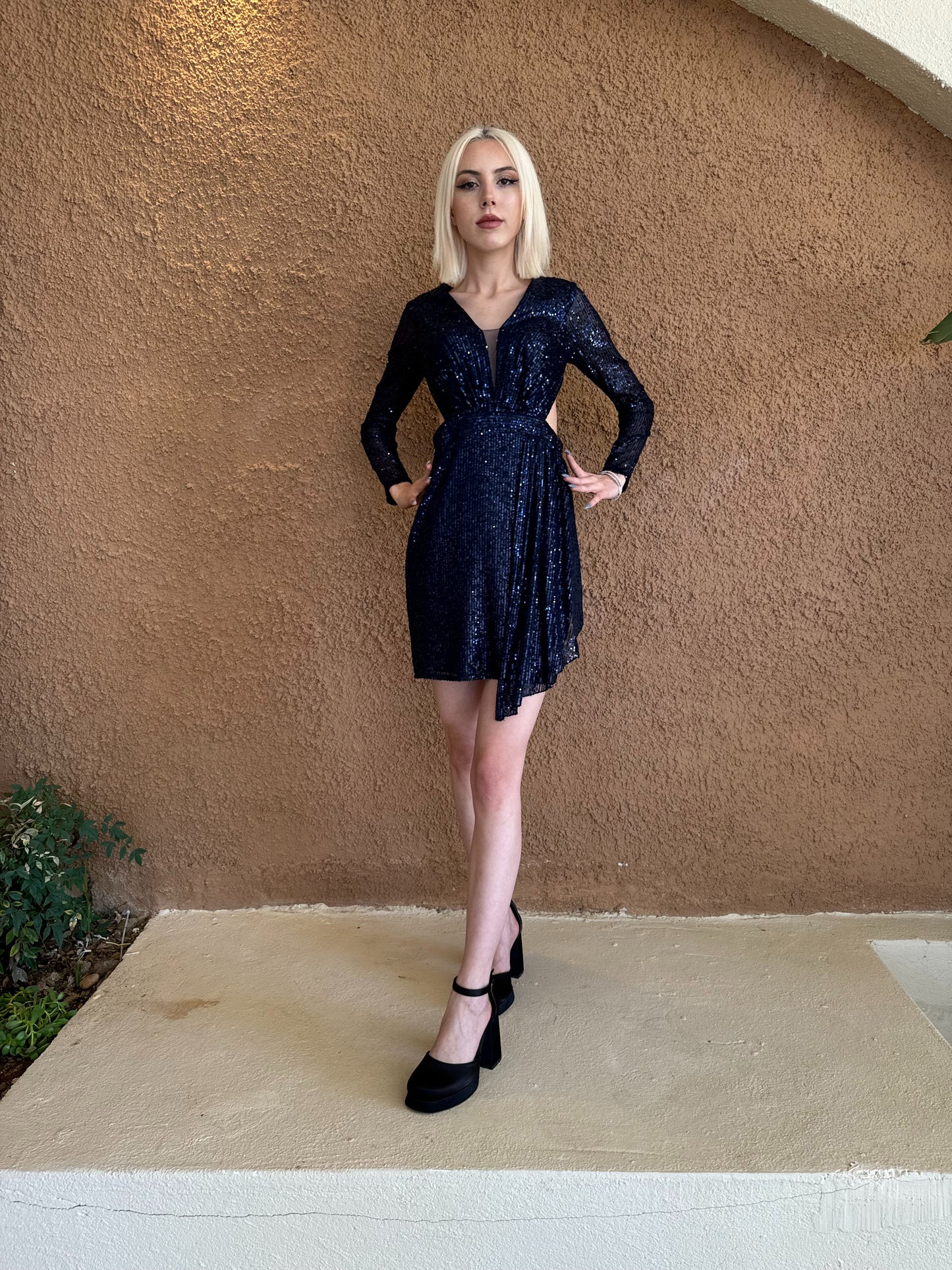 Midnight Elegance Cocktail Dress